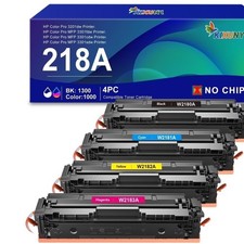 4PK 218A 2180A Color Toner Fit for HP Color LaserJet Pro MFP 3201dw MFP 3301fdw