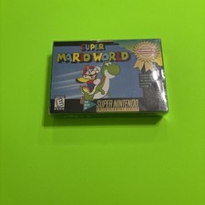 Super Mario World (Super Nintendo, 1991) Complete In Box Players Choice SNES