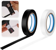 2 Rolls Grip Finishing Tape, 0.39 Inch 11 Yards PVC Tennis Badminton...