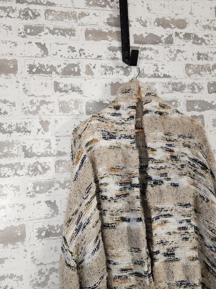 Cárdigan Anthropologie Moth Talla Pequeña Beige Lana Boho Grueso Western Artístico Foto 2 de 4