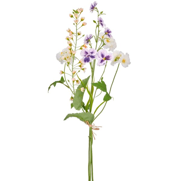 KüNstlicher FrüHlingsstrauß, 2Er Set, Farbe Weiß, HöHe Ca. 70 Cm-image