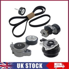 Water Pump +Belt + Tensioner Kit for AUDI A1 Seat Alhambra Skoda VW Golf 1.4 TSI