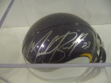MICHAEL BENNETT MINNESOTA VIKINGS AUTOGRAPHED MINI HELMET
