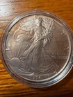 1994 walking liberty silver dollar, very fine, uncirculated