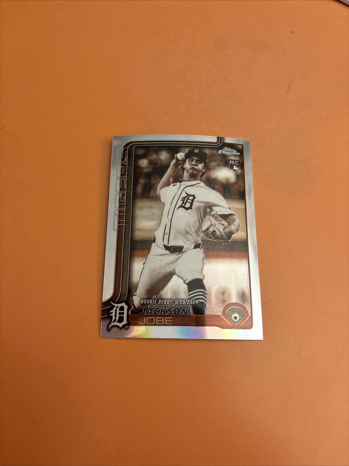 2025 Topps Chrome Update Series - Jackson Jobe (RC) #USC48 Sepia Refractor