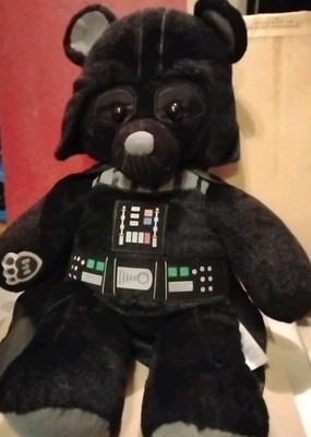 Build A Bear BAB Star Wars Darth Vader Plush Stuffed Animal 18'' Cape And Helmet