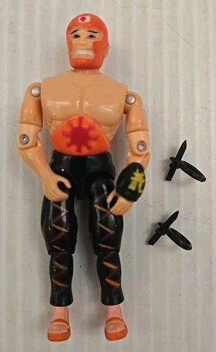 Vintage 1992 The Corps Sensei Kabuto 3.75" Lanard Figure With Accessories