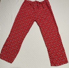 Vineyards Vines Red Santa Claus Whale Lounge Pajama Pants Christmas Snowflake Sm