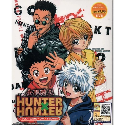 Hunter x Hunter 1999 Complete Anime 92 Eps + OVA y 2 Películas DVD Box Englis... - Imagen 1 de 3
