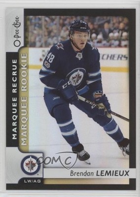 2017 Upper Deck Marquee Rookies Black Rainbow Foil Brendan Lemieux Rookie RC 2d8