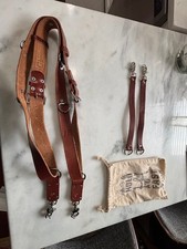 HoldFast Money Maker Dual Camera Harness Water Buffalo Leather Tan Small Strap