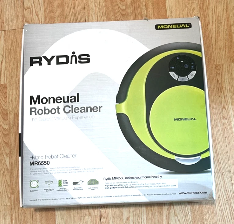 Moneual Rydis MR6550 Robotic Vacuum Cleaner in green