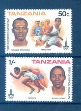 OLYMPIC -MOSCU 1980 - TANZANIA - SUMMER - MNH