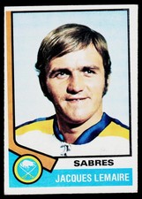 1974-75 Topps Jacques Lemaire #24 Montreal Canadiens HOCKEY