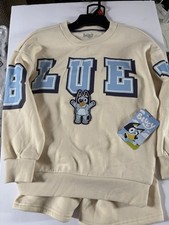 Disney Bluey Sweater Outfit Set Long Sleeve Kids Size Medium 8 NWT D 