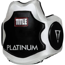 Title Boxing Platinum Body Protector - Black/Silver