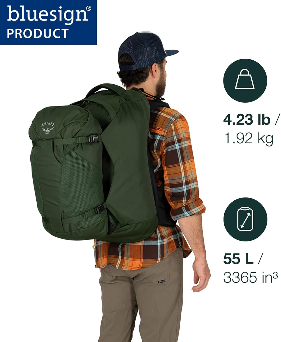 osprey 55 liter backpack Women's Eja Pro It meets the carry Farpoint 55L Men'S Travel Backpack,