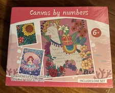 Canvas By Numbers Paint By Numbers Includes 1 Set And 18 Paints
