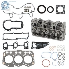 Complete Cylinder Head With Valve Spring & Full Gasket Kit For Yanmar 3TNV76 USA