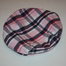 Gymboree Homecoming Kitty Girl's Plaid Cap Hat in size 5-7 NWT
