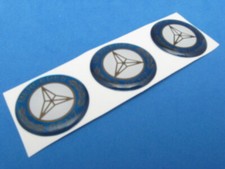 Mercedes Logo Domed Decal Emblem Sticker Set Of Three M-268