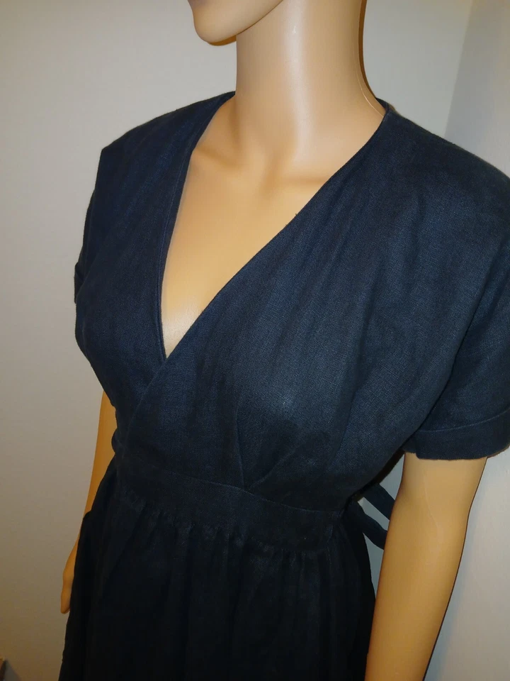 Vestido envolvente para mujer Mara Hoffman talla XS cáñamo Foto 2 de 4