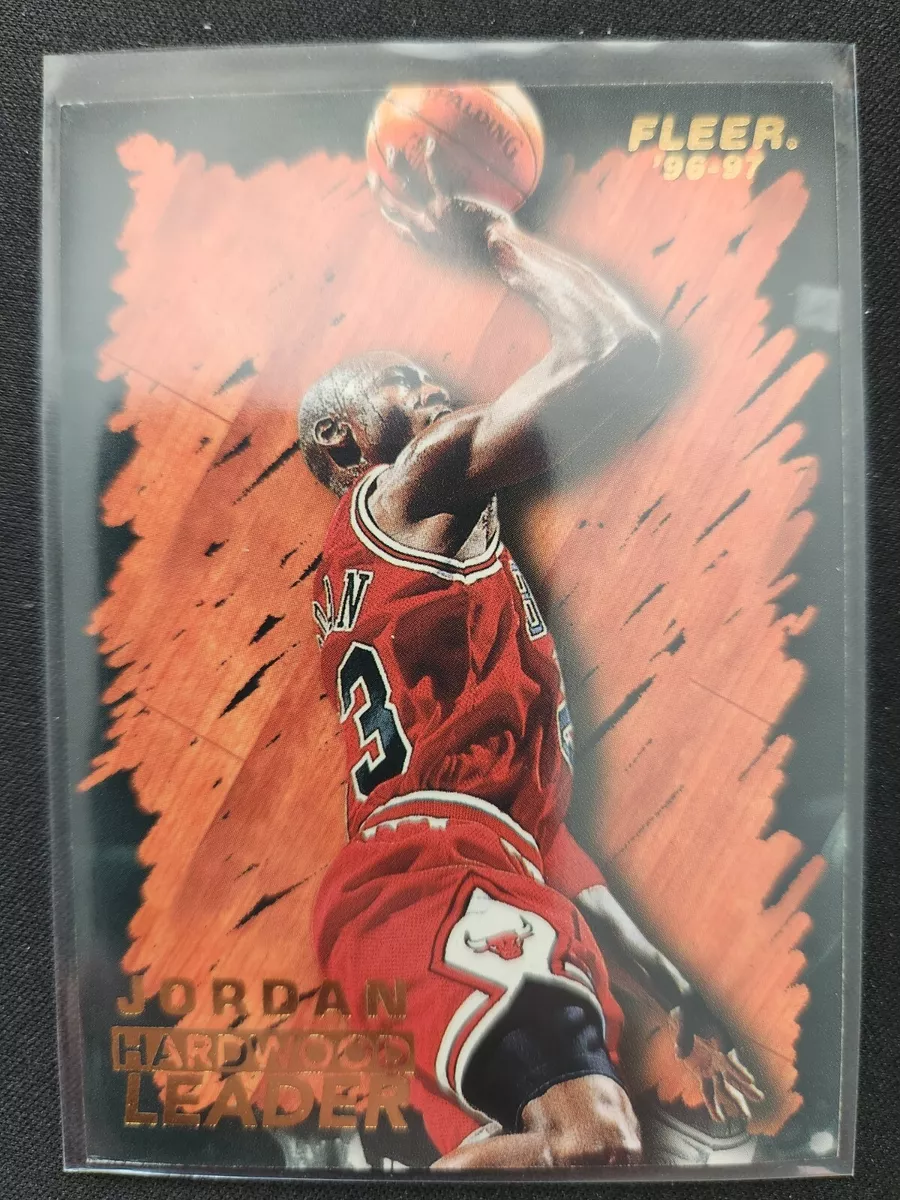 96 97 Fleer Michael Jordan Hardwood Leader 123 Bulls eBay