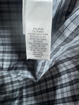 Bonobos Shirt Mens Medium Check Standard Fit Casual Button Up | eBay
