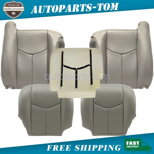 For 0306 Chevy Tahoe Front Bottom & Top Leather Seat Cover & Foam