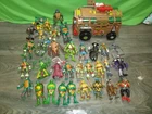 2012 TMNT vintage modern action figure van lot teenage mutant ninja turtles
