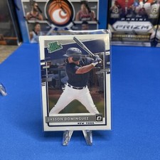2020 Donruss Optic JASSON DOMINGUEZ Rated Prospect Base #RP-11 Yankees RC