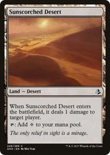 x1 Sunscorched Desert x1 MTG Amonkhet Magic The Gathering