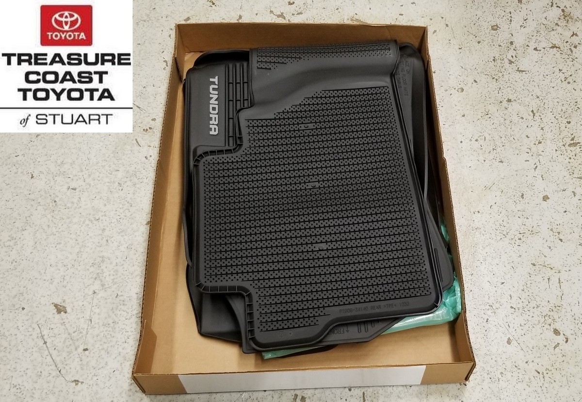 NEW OEM TOYOTA TUNDRA 2014-2019 & UP DOUBLE CAB ALL WEATHER FLOOR