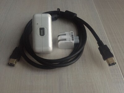 A1070 Power Adapter Charger + 6Pin-6Pin 1394 Firewire Cable For Apple iPod 2 2nd