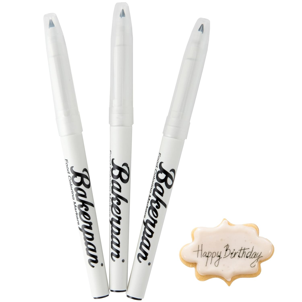 Food Coloring Markers, Fine Tip Edible Markers for Cookie Decorating