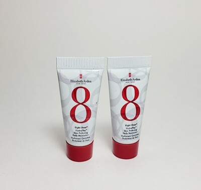 2x Elizabeth Arden Eight Hour HydraPlay Skin Perfecting Daily Moisturizer 5mL ea