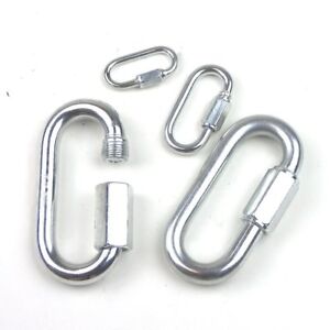 Details about 10pc Set- Quick Link Chain Link - Zinc Plated Finish - 5/16