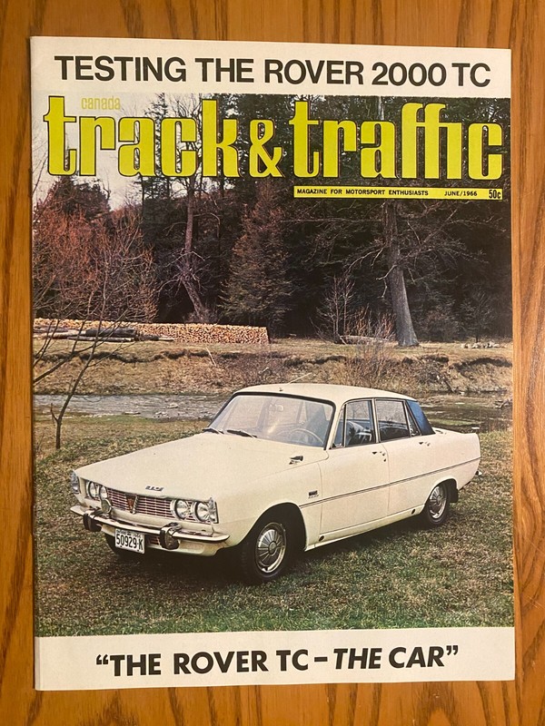 1966-1967 Rover 2000 TC Sedan Road Test Reprint Sales Brochure - June 1966 Date