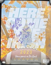 Joe Alt Signed Inscribed Notre Dame Fighting Irish 16x20 Poster Photo JSA COA