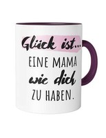 GlüCk Ist Eine Mama Wie Dich Zu Haben Tasse Eltern Geschenk Muttertag Geburtstag