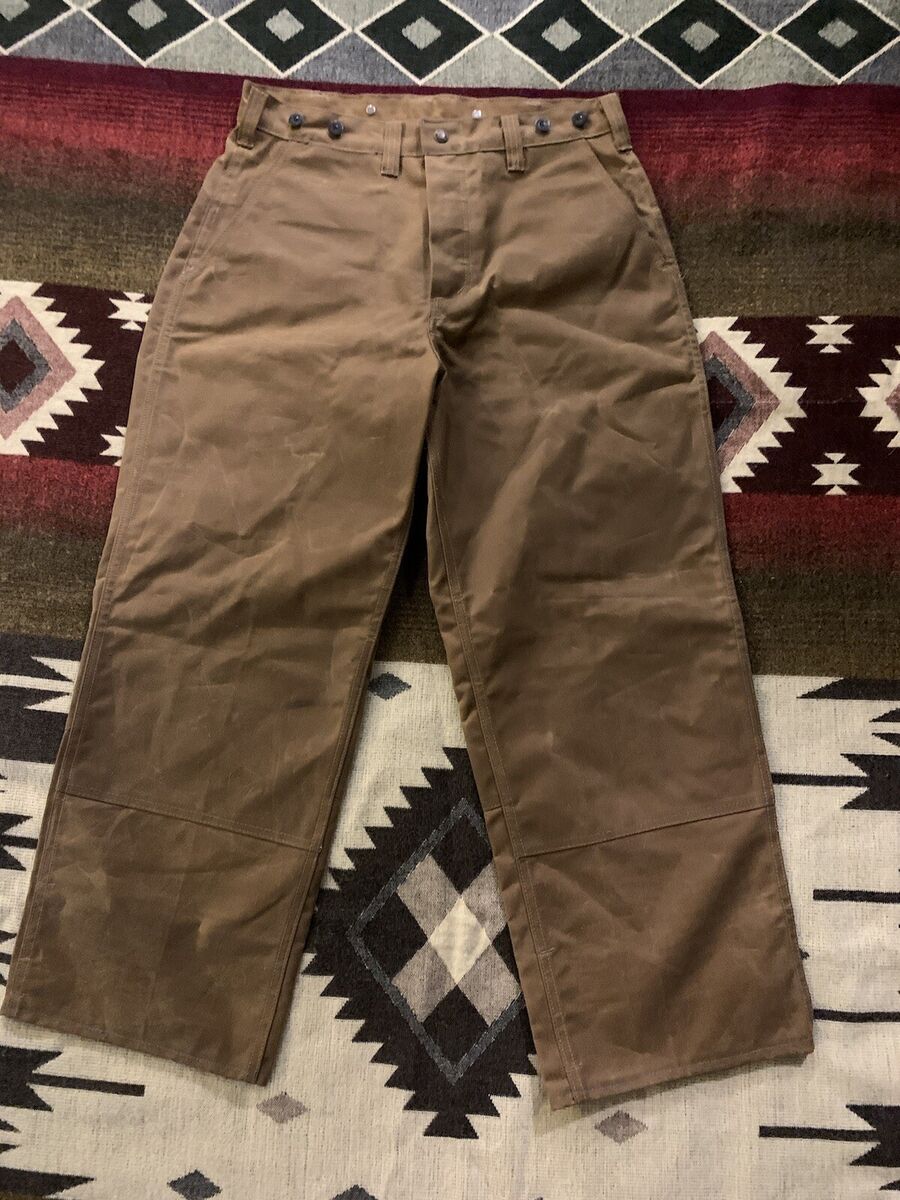 Filson Oil Finish Single Tin Pants Tan Made - Made In USA Filson Oil Finish Single Tin Pants Tan Made - Made In USA