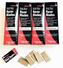 200 Red Devil Super Sharp Straight Single Edge Razor Blades Scraper Knife 3271