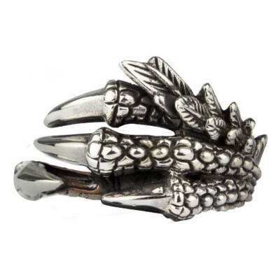 Drachenklaue Ring Klaue Kralle Edelstahl Gothic Punk Biker Claw etNox SR1327