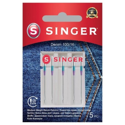 Singer Nähmaschinennadeln Jeans 2026 Stärke 100 a 5 Stück