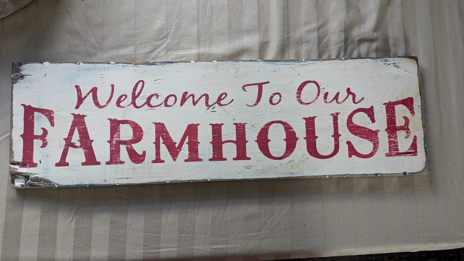 Wooded Farm House Sign Decor Rustic Barnyard Homestead
