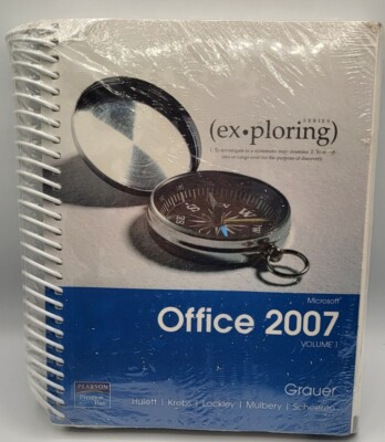 Exploring Microsoft Office 2007 Spiral Book CDROM Pearson Prentice Hall NEW 