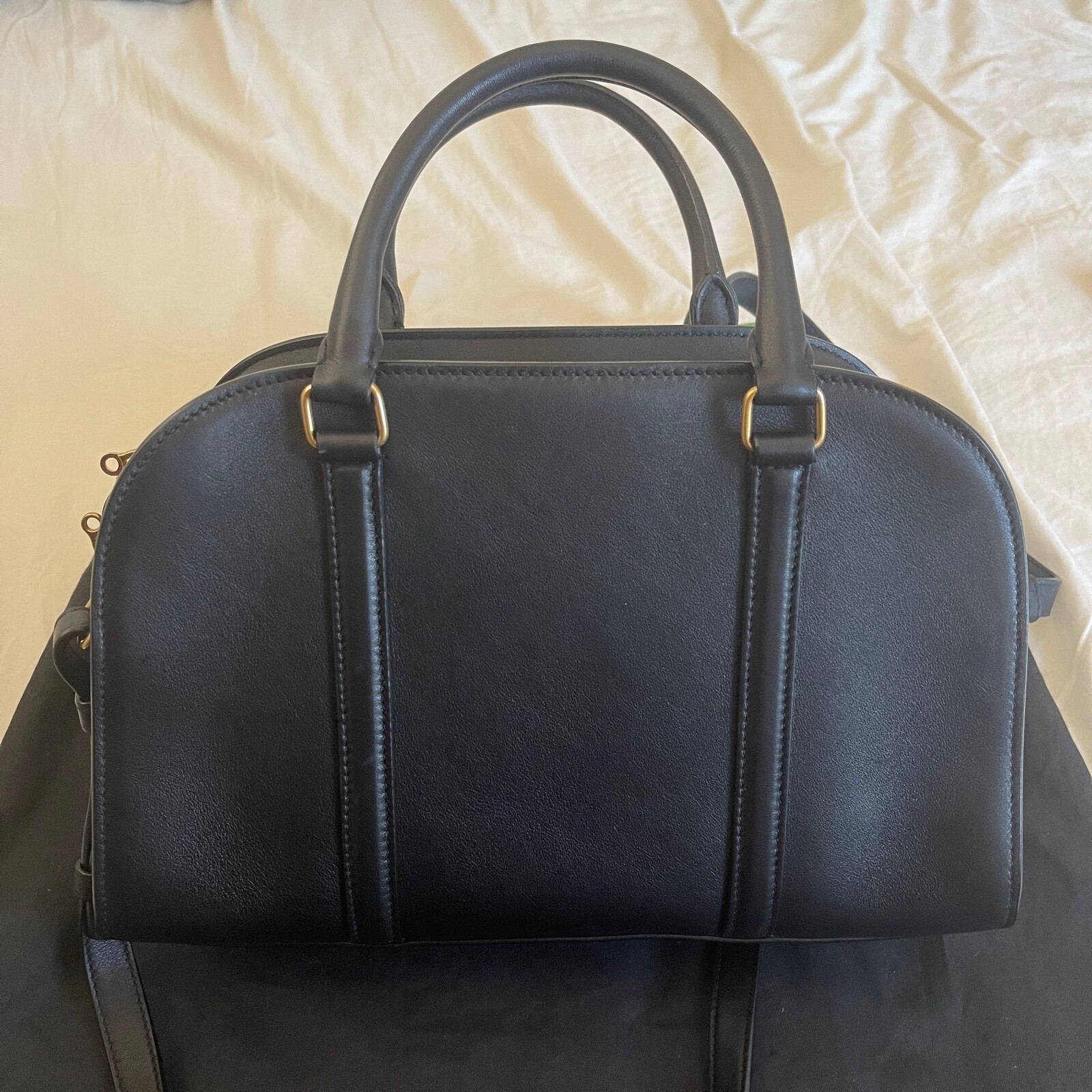 YSL Saint Laurent Lock borsone bambino liscia pelle di vitello manico superiore a tracolla