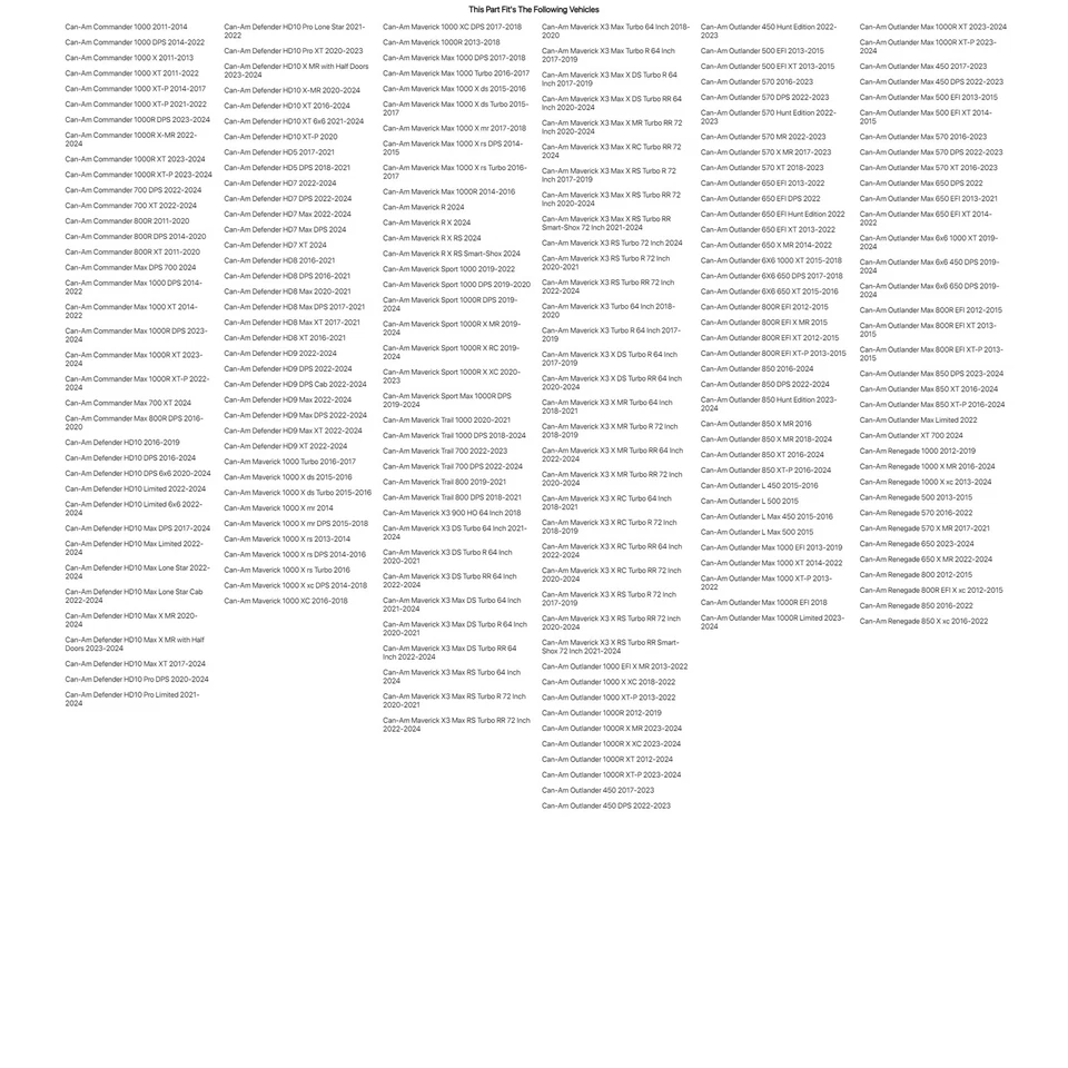 Kit de rótula Tusk SYZ-1042BJ para CAN-AM Outlander L 450 2015-2016 Foto 3 de 4