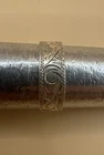 Vintage 925 Sterling Silver Floral Band Ring /Size 7