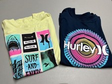 2 Hurley Boys XL SS Graphic Tee Shirts